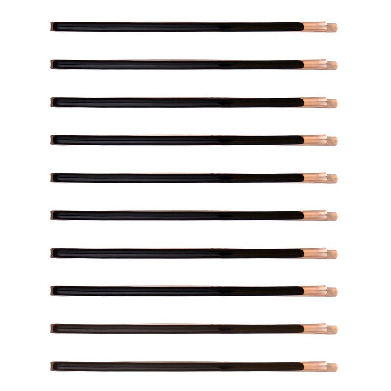 LONEEDY Yishenyishi Pack of 10 Curved Jumbo Bobby Pins,Hair Clips (Black-10pcs) - Image 2